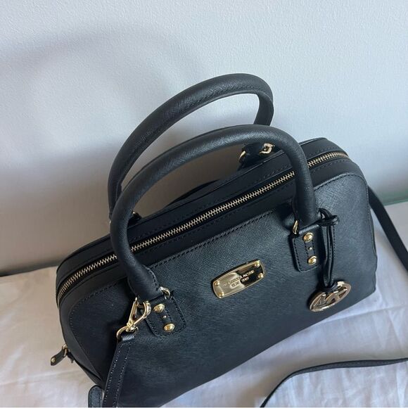 MICHAEL KORS Selma Jet Set Sandrine Dome Satchel Tote Shoulder Bag Crossbody - Picture 4 of 16